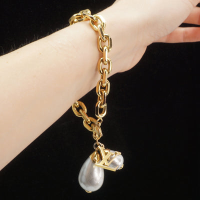 LV Damier Armkette mit Perlen