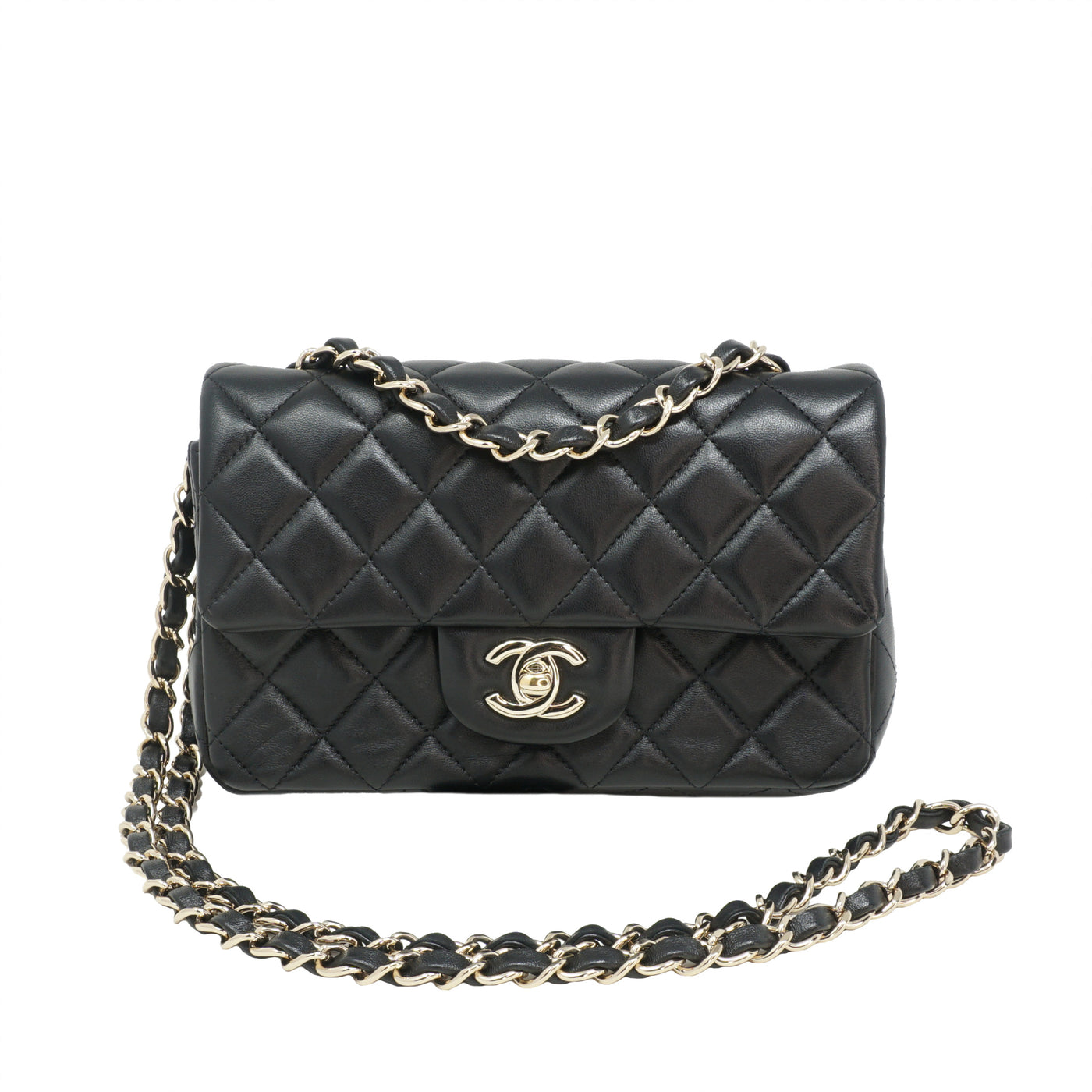 Black chanel classic flap sale